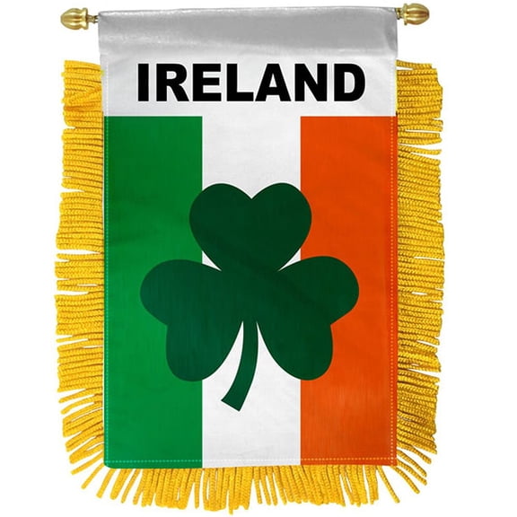 Ireland (Clover) Mini Banner