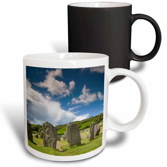 3drose, Ireland, County Cork, Drombeg, Drombeg Stone Circle, 5th Century, 11oz Magic Transforming Mug