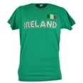 thumbnail image 1 of Ireland Distressed Country Flag Heather Green Tshirt Graphic Tee Irish Medium, 1 of 1