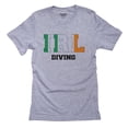 thumbnail image 1 of Ireland Diving - Olympic Games - Rio - Flag Men's Grey T-Shirt, 1 of 2