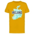 thumbnail image 1 of Ireland Dotted Map Ts Tee Men's -Image by Shutterstock, 1 of 1