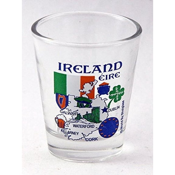 Ireland EU Series Landmarks and Icons Shot Glass