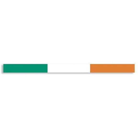 Ireland Flag Colors Bumper Stripe 3M Reflective sticker| Irish car Race