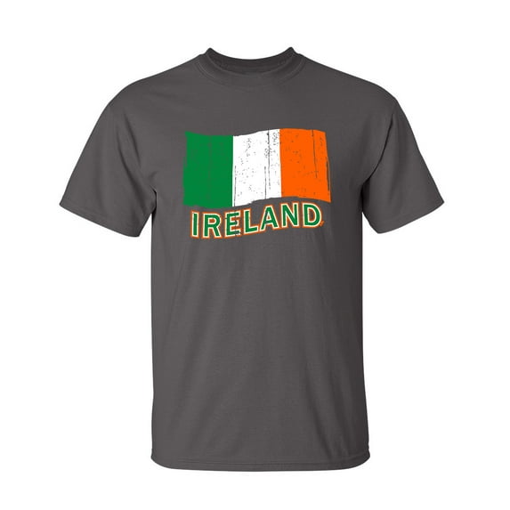 Ireland Flag Sarcastic Humor Graphic Novelty Funny Tall T Shirt