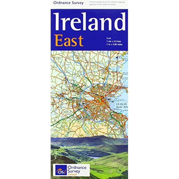 Pre-Owned Ireland East Holiday Map | Ordnance Survey Ireland | OSI Holiday Maps | Ireland | Drive Ireland | Scenic Routes | Maps | Adventure (Irish Maps, Atlases & Guide) Paperback