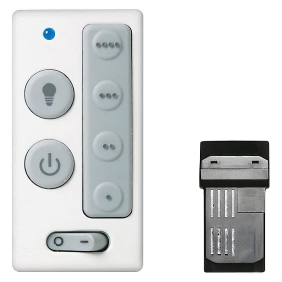 Ireland Home SW405, 4-Speed Ceiling Fan Wall Control with Receiver, White