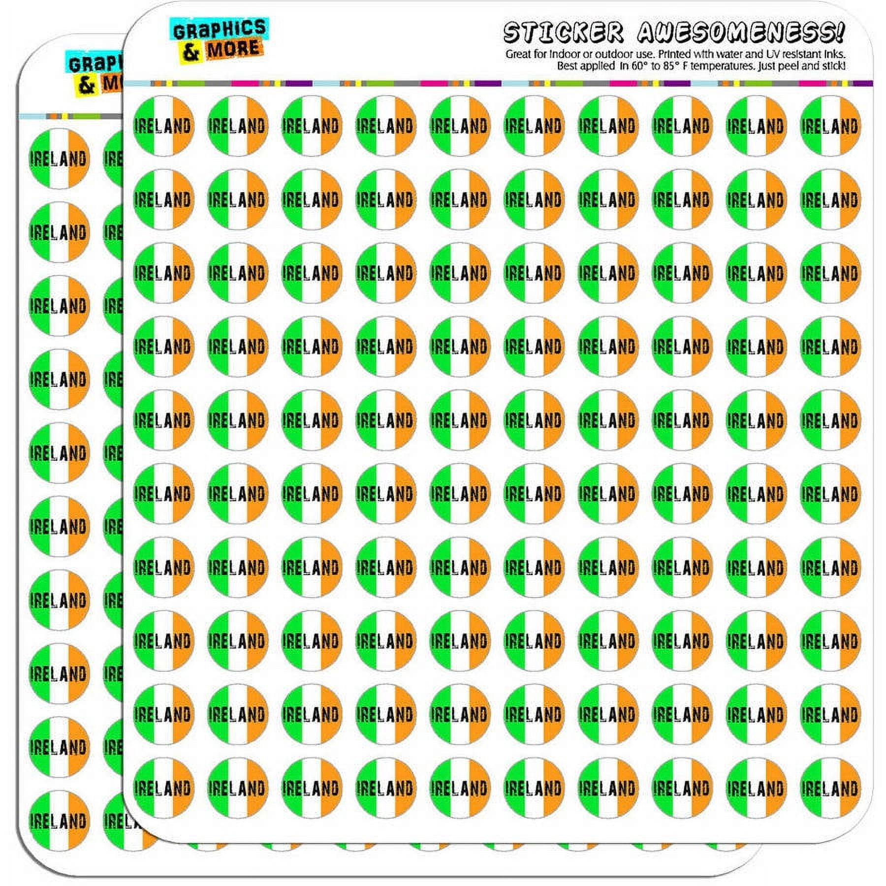 Colombia Country Flag Stickers – 1/2\" Round Planner & Craft Stickers (200 Pack)