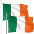 thumbnail image 1 of Ireland Irish Flag 3x5FT 2-Pack Printed Polyester By G128, 1 of 6