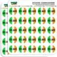 thumbnail image 1 of Ireland Irish Flag 50 1" Planner Calendar Scrapbooking Crafting Stickers, 1 of 2