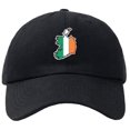 thumbnail image 1 of Ireland Map Flag Baseball Cap Hat Hook & Loop Closure - Personalize it!, 1 of 2