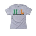 thumbnail image 1 of Ireland Modern Pentathlon - Olympic Games - Rio - Flag Girl's Cotton Youth Grey T-Shirt, 1 of 2