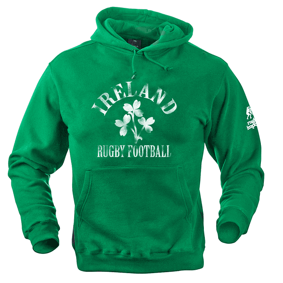 Ireland Rugby Logo Hoodie - Large