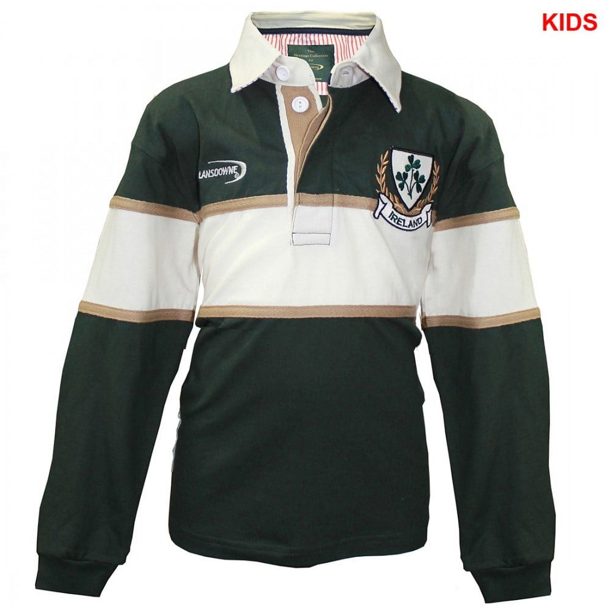 Ireland Rugby Shirt for Toddlers Long Sleeve Kids Sweatshirt