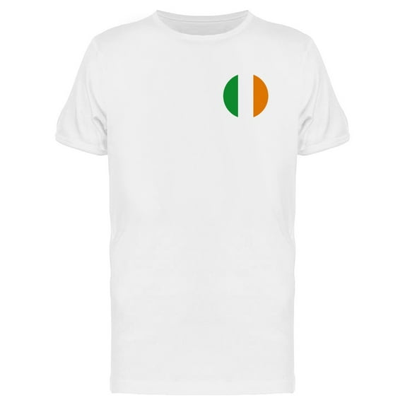 Ireland Small Flag T-Shirt Men -Image by Shutterstock, Male 3X-Large