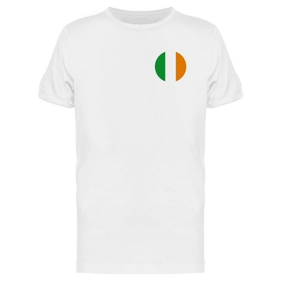 Ireland Small Flag T-Shirt Men -Image by Shutterstock, Male Medium