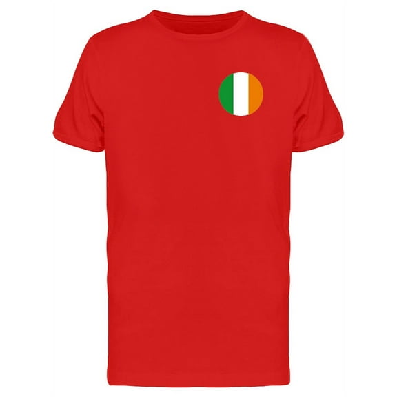 Ireland Small Flag T-Shirt Men -Image by Shutterstock, Male XX-Large