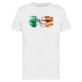 thumbnail image 1 of Ireland Smoke Flag Ri T-Shirt Men -Image by Shutterstock, Male x-Large, 1 of 2