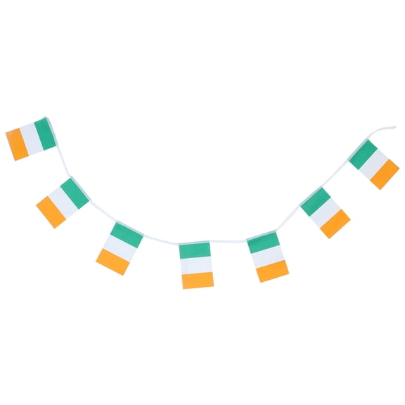 Ireland String Flag Pennant Banner Irish Flags Bunting Banner St. Patrick's Day Decoration