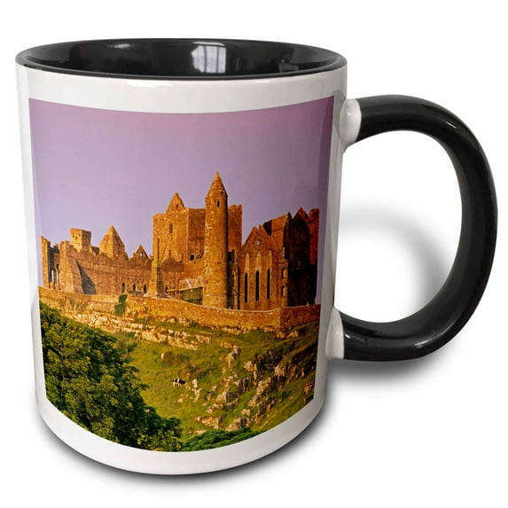 3drose, Ireland, Tipperary, Rock of Cashel Fortress - Eu15 Bja0006 - Jaynes Gallery, 11oz Two-tone Black Mug