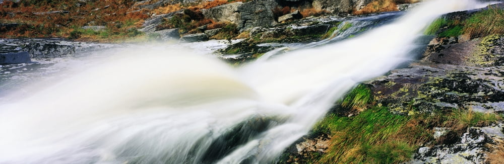 Ireland Waterfall Canvas Art - The Irish Image Collection Design Pics (44 x 14)