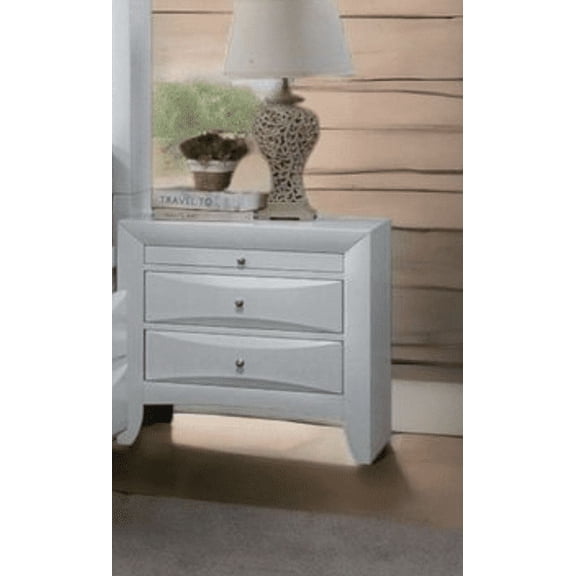 Ireland White Finish Nightstand