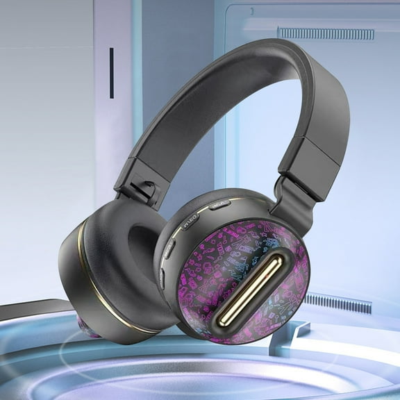 Ireless Headphones Bluetooth Earphone HIFI Stereo Headset Gaming Earbuds Over The Ear Headphone