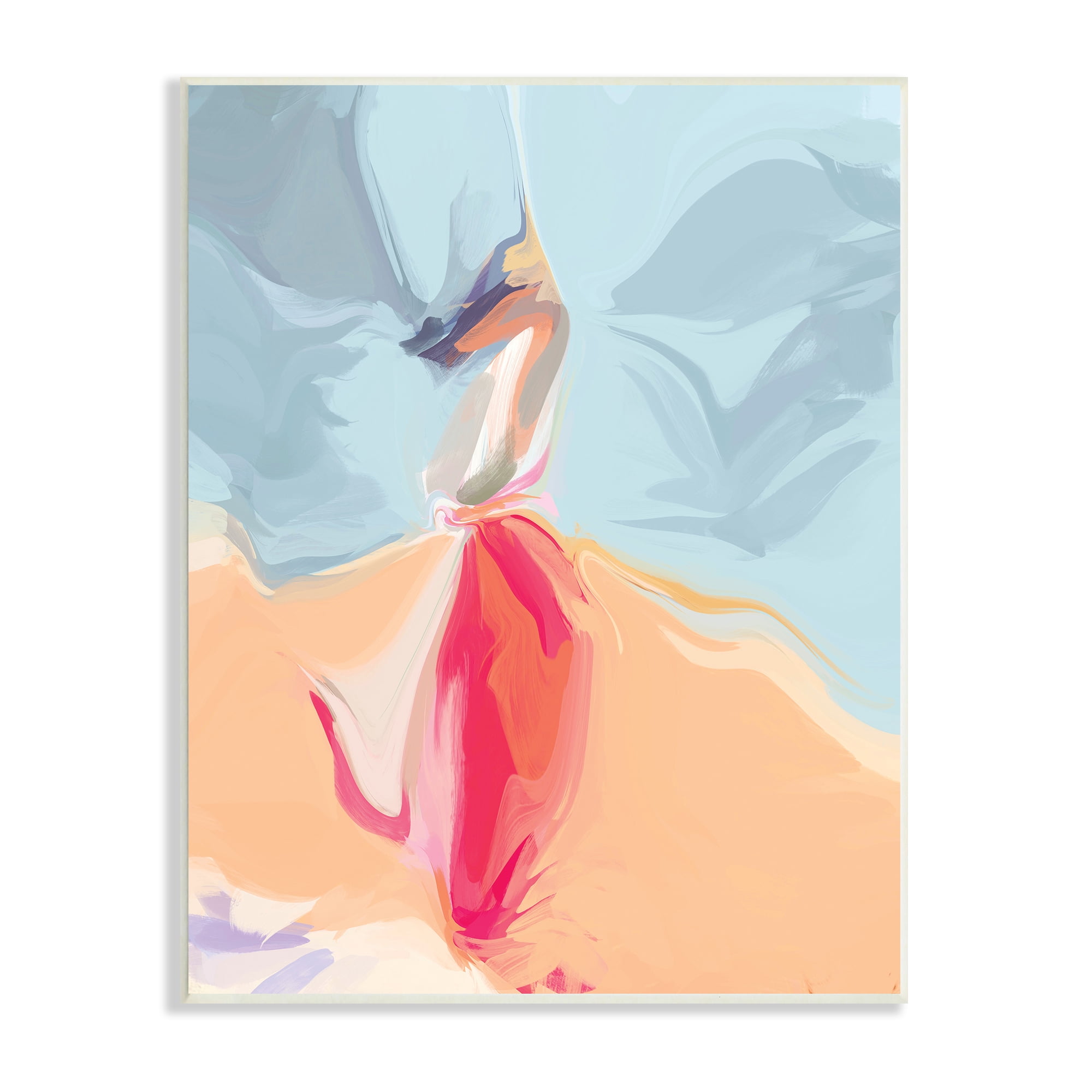 Irena Orlov Abstract Figure Dancing Movement 10 in x 15 in Framed Painting Canvas Art Print, by Stupell Home Décor