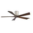 thumbnail image 1 of Irene-5H five-blade flush mount paddle fan in Barn Wood finish with 52” solid walnut tone blades.&nbsp;, 1 of 7
