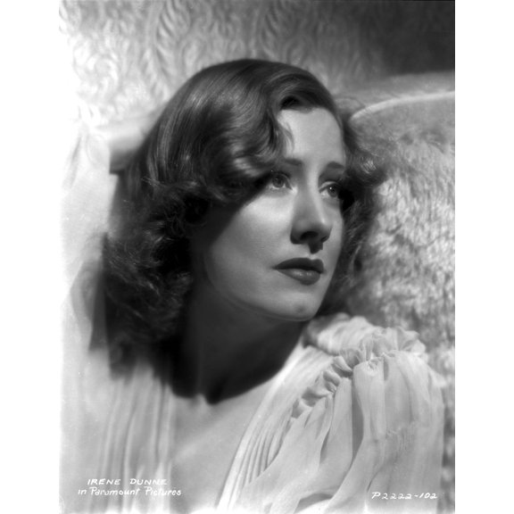 Irene Dunne on Angel Attire Portrait Photo Print (8 x 10)