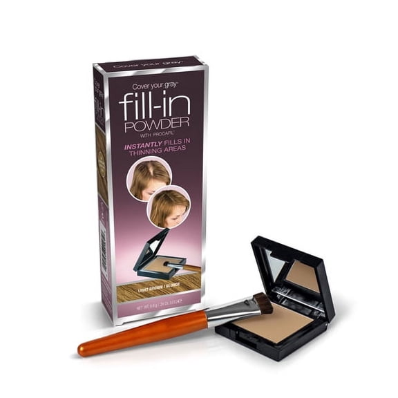 Irene Gari Cover Your Gray Fill-In Powder with Procapil for Women Light Brown/Blonde