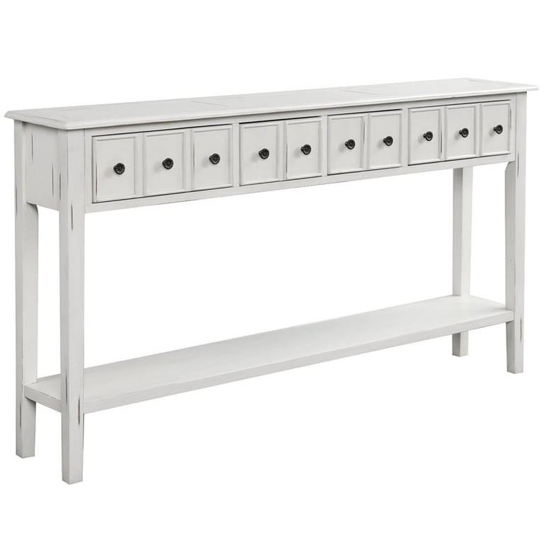 60 inch white console table online