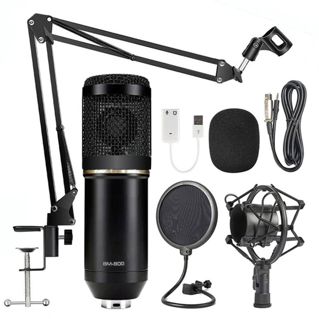 BM-800 Condenser Microphone Home Studio Kit