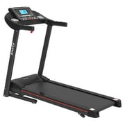 Irene Inevent Exercise Treadmill with LCD Display Running Machine, Foldable 12 Sport Modes for Fitness Equipment for Home