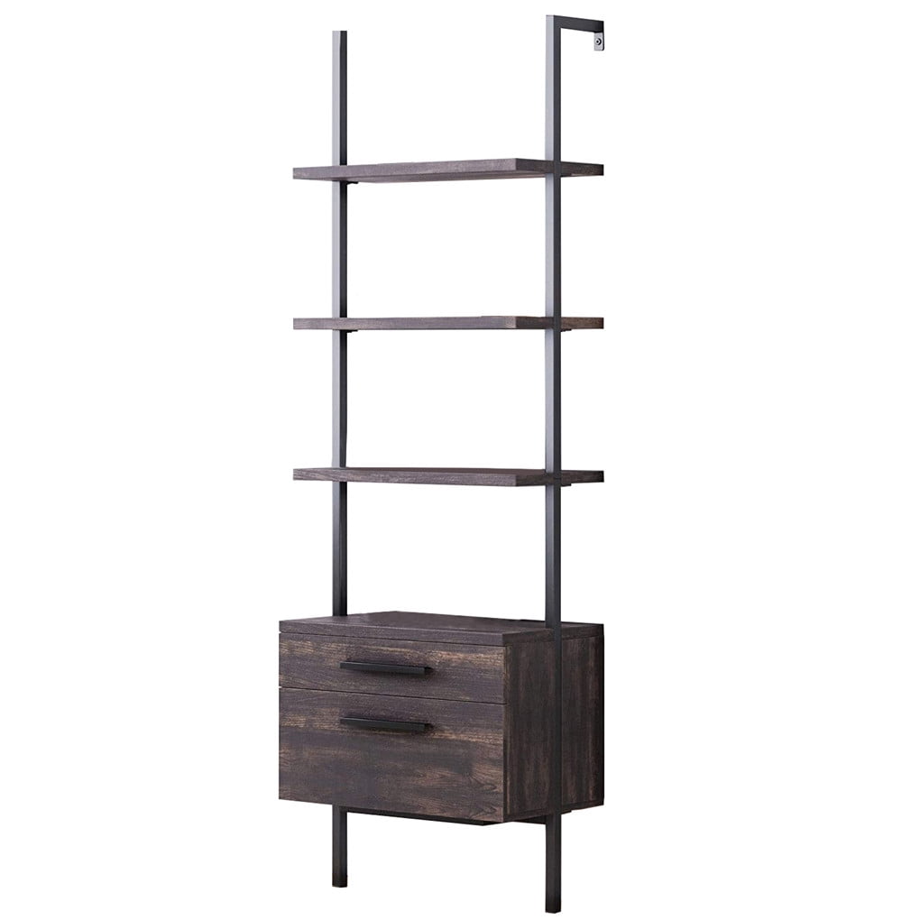 Irene Inevent Storage Bookshelf 5tier Wall Mounted Display Bookcase