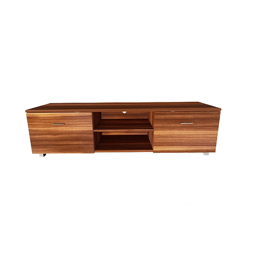 Irene Inevent TV Stand with 2 Doors for TVs up to 70", Brown
