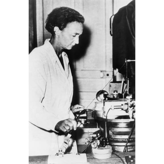 Irene Joliot-Curie History (24 x 36)