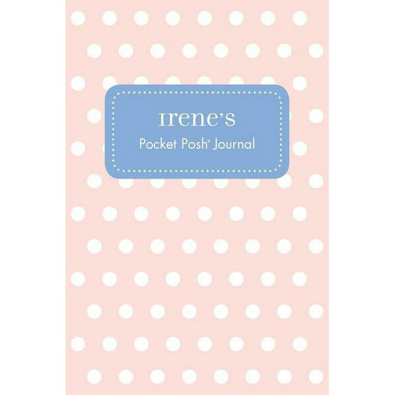 Irene's Pocket Posh Journal, Polka Dot, (Paperback)