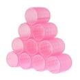 thumbnail image 1 of Irfora 2.44" Salon Hairdressing Curlers DIY Curling Tool Self-Holding Hair Roller, 10 Piece Set, Pink, 1 of 5
