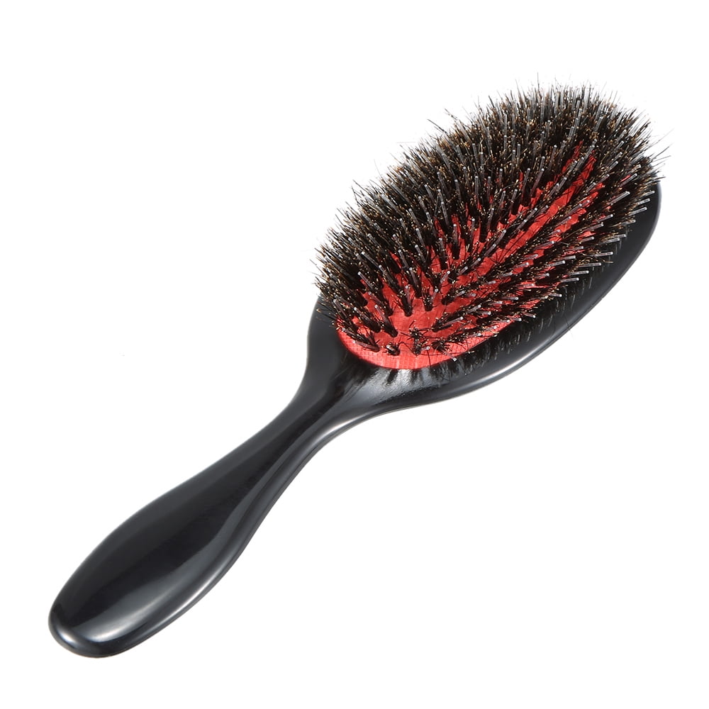 Color pack of 10 stiff bristle brushes. Stiff bristles on an oval
