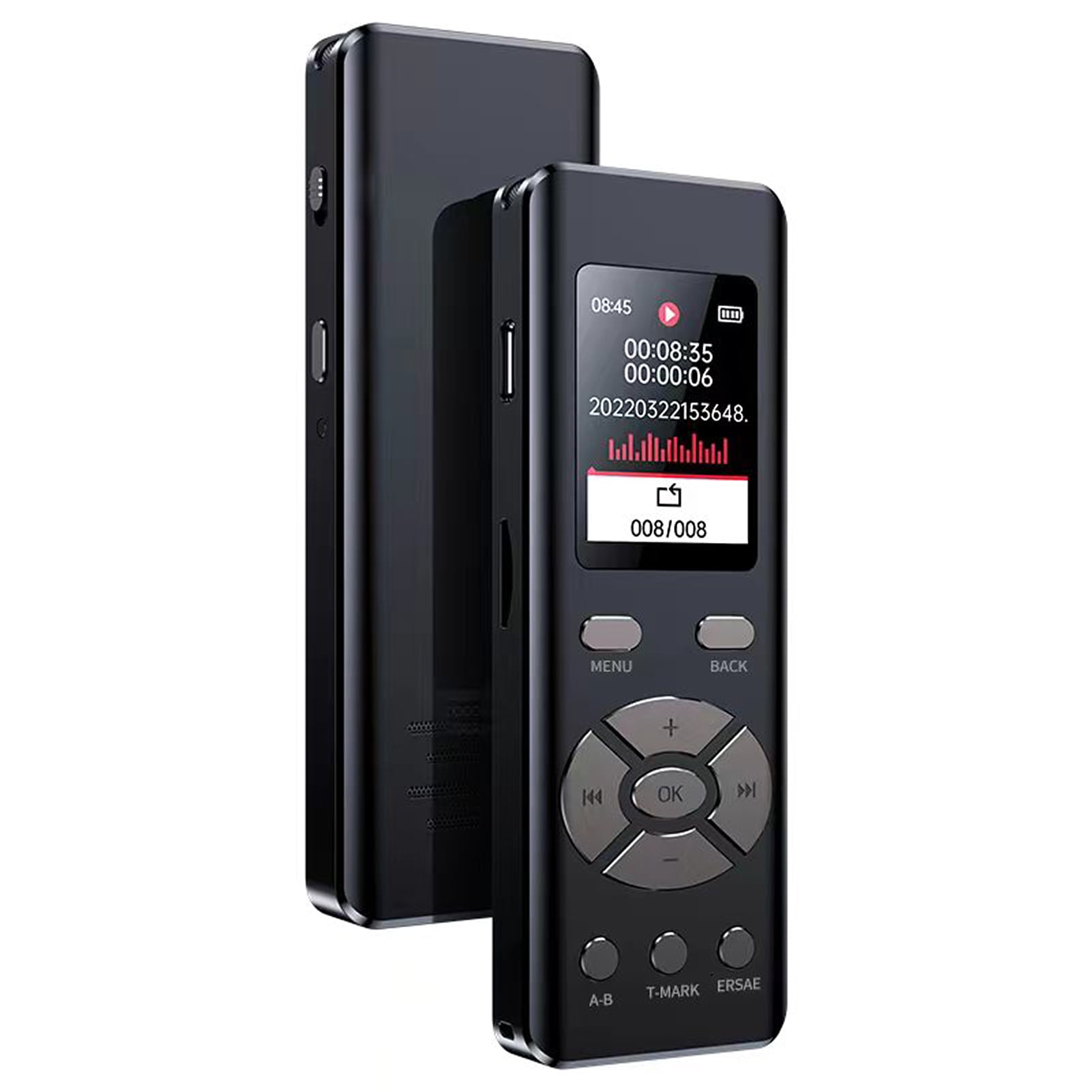 Irfora Convenient USB2.0 Type C Voice Recorder with High fidelity Playback, Great for Lawyers and Elderly Users
