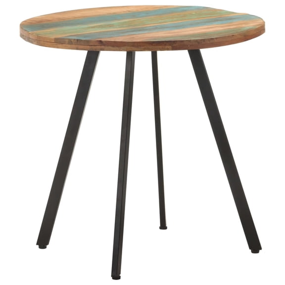 Irfora Dining Table 31.5" Solid Reclaimed Wood