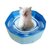 Irfora Foldable Pet Bath Pool Collapsible Pet Bathing Tub for Dogs Cats