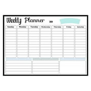 Irfora Magnetic Dry Erase Calendar Whiteboard Fridge Magnet Flexible Daily Message Stickers for Weekly Monthly Organizer