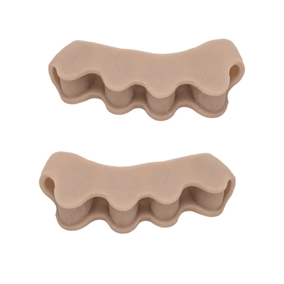 Irfora Silicone Toe Separators Toe Corrector Spacer Spreader Stretchers for Bunion Hammer Toes Toe Correction 2#