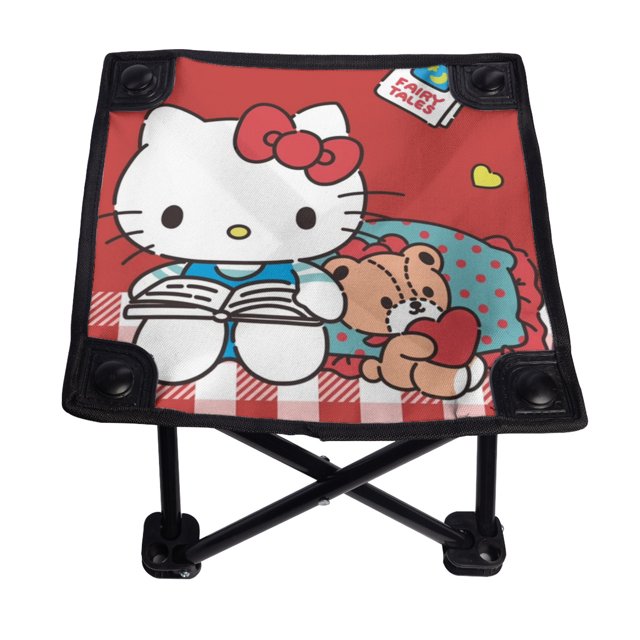 Hello Kitty Camping Stool, Folding Small Chair Portable Camping Stool
