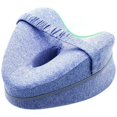 Iricdace Interleg Knee Pillow, Side Sleeper Support, Relieves Hip