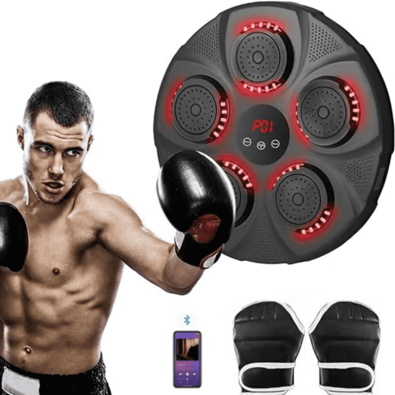 Music Boxing Trainer Elettronico Con Bersaglio A Muro, Per Allenamento Pugilistico A Ritmo Di Musica