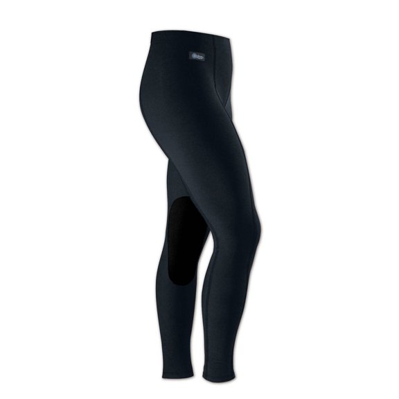 Large Irideon Elasticized Ankles Classic Horse Riding Issential Tights Black