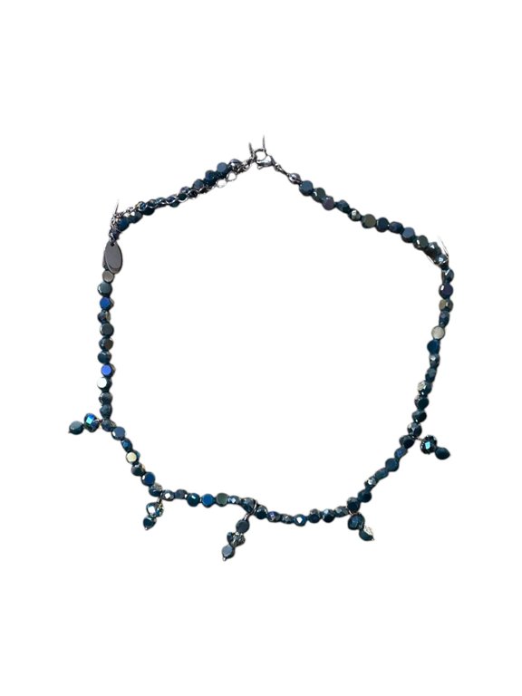 Iridescent Bead Necklace - Shimmering Unique | Statement Necklace for Women