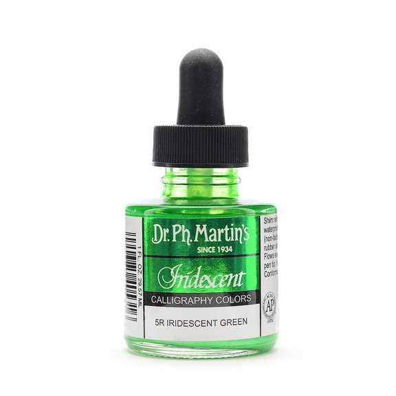 Iridescent Calligraphy Colors 1 oz. green (pack of 2)